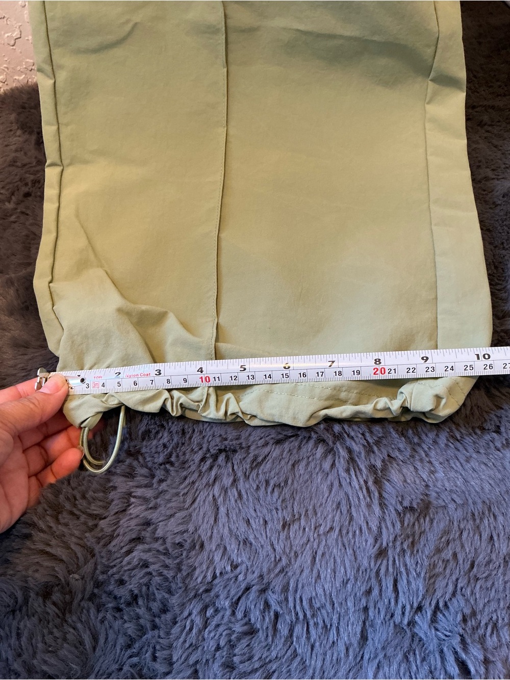 Nike Olive Green Drawstring Hem Track Pants - Picture 5 of 8